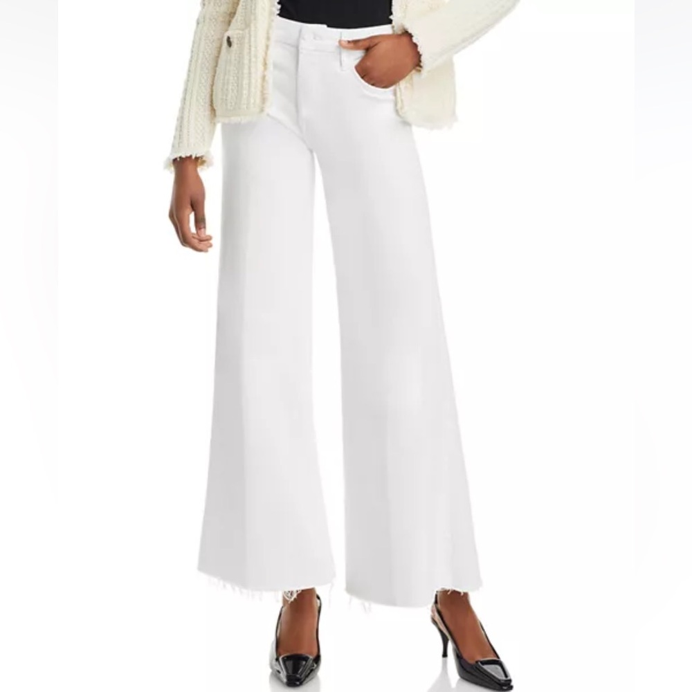 MOTHER THE ROLLER HIGH RISE WIDE LEGS JEANS IN FAIREST OF THEM ALL SIZE 34
